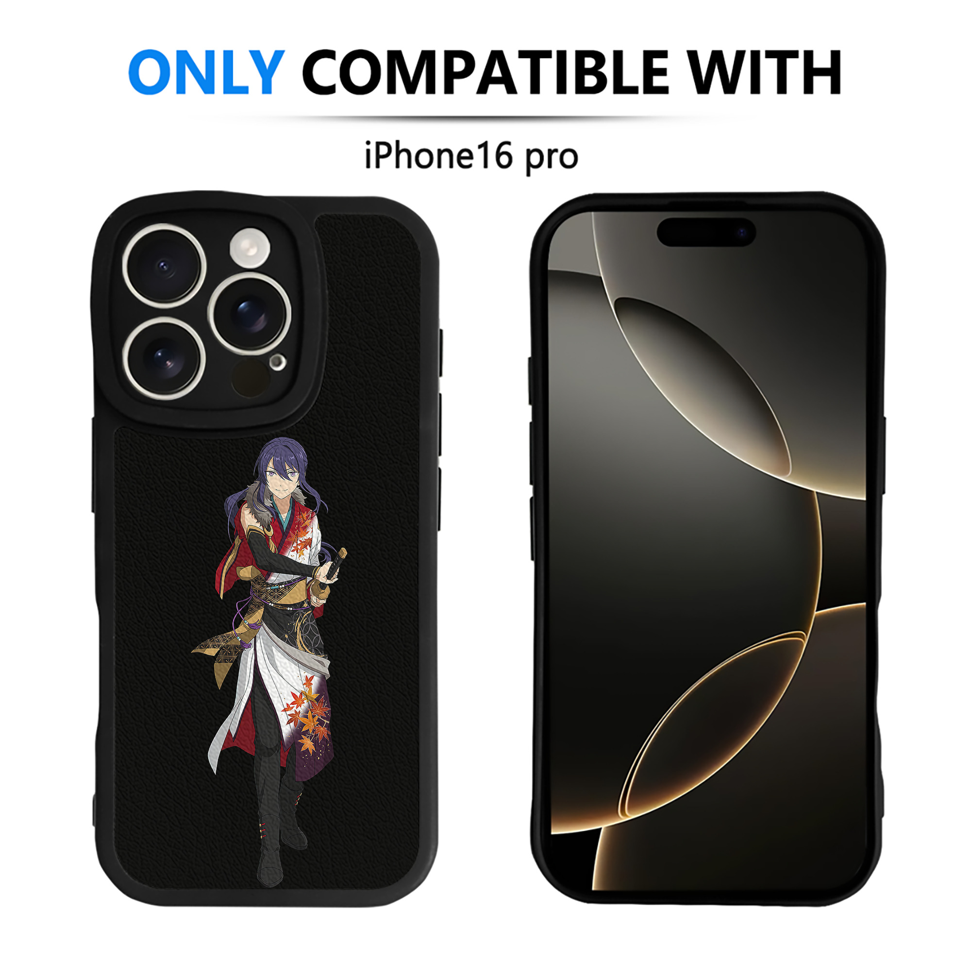 （画像用） あんさんぶるスターズ! Ensemble Stars 【iPhone 16シリーズ対応】シリコンスマホケース（レザー調） 材質：シリコン